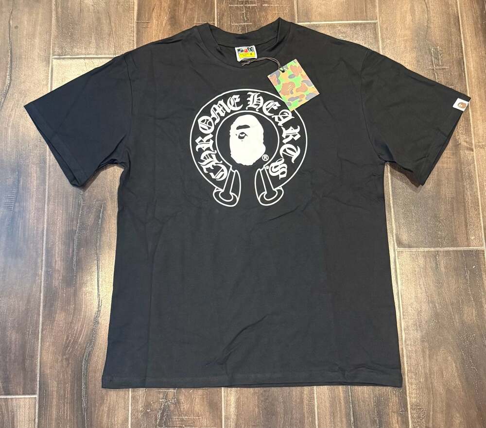 A Bathing Ape x Chrome Hearts Baby Milo Cross Logo T-shirt